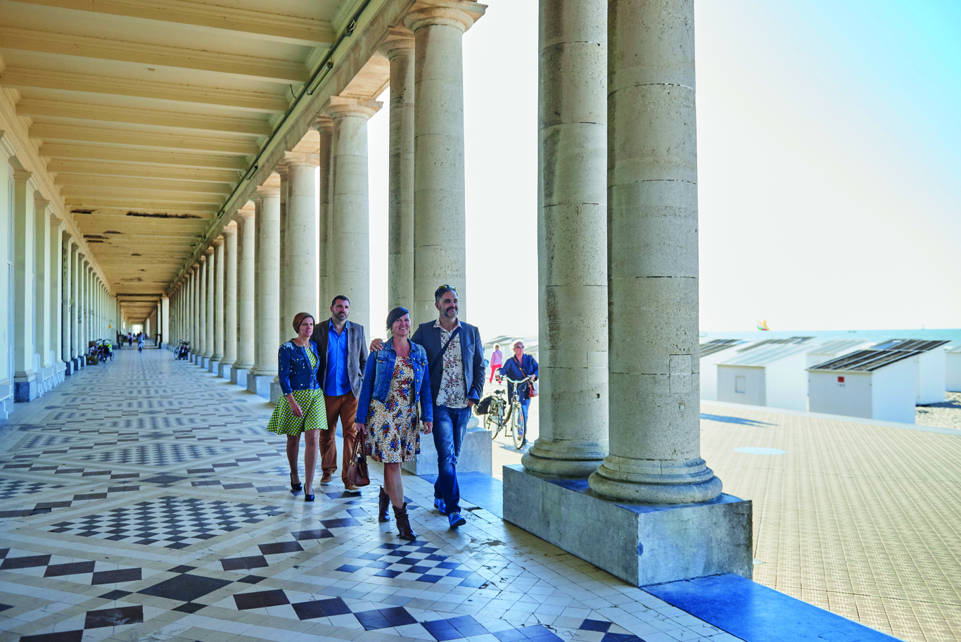 Ostend's marble pillars